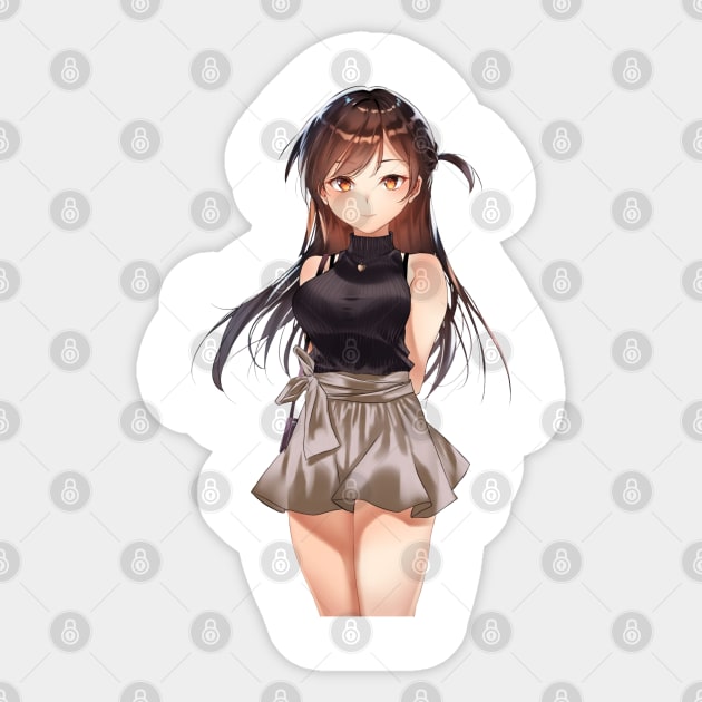 Rent A Girlfriend Anime Chizuru Sticker by Hentai-heaven